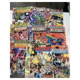 Marvel comics, micro knots, comic book lot