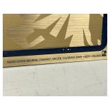 Coors Metal Beer Sign 24X16.5