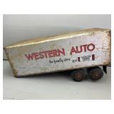 1950s MARX Western Auto Semi Trailer