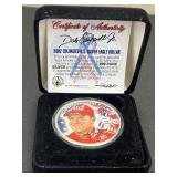 2002 Earnhardt Jr Silver Eagle Dollar Coin