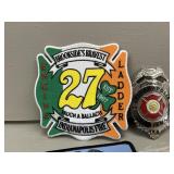 Fireman Badges and Patches