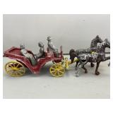 Old Cast Stanley Hores and Carriage