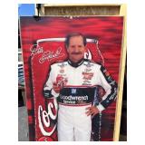 Coca-Cola Dale Earnhardt Pop Machine Front Sign