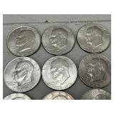14 Eisenhower Dollar Coins
