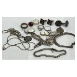 Misc. All Sterling Silver Lot 4.59oz