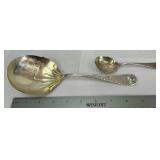 Antique Large and Small Sterling Silver Fancy