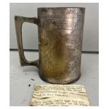 WWII Trench Art Tankard North African Campaign