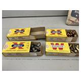 4 Vintage 32/38 Bullet Boxes Some With Ammo-NO SHI