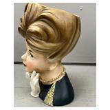 Relpo Lady Head Vase