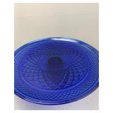 Wexford Anchor Hocking Cobalt Cake Plate