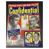 1957 confidential magazine featuring James, D
