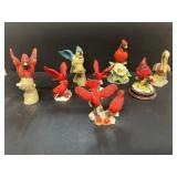 Lg. group of Misc. Bird Figures including lots of