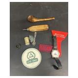 Ice pack, tobacco pipe advertising