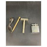 Goldfield, pencil, baby spoon early lighter and
