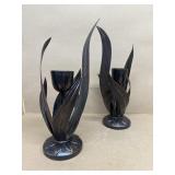 Tulip candle holders