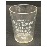 Ray Barron shot glass Minneapolis, MN