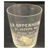 A.h. Oppenheimer shot glass ST Joesph MO