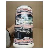 Budweiser classic car series stein