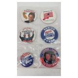 Clinton Gore campaign buttons