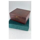 CORONAS wooden 5 cent Cigar box