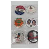 Bill Clinton political buttons