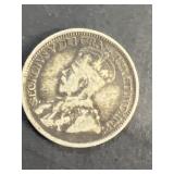 1913 silver Canadian dime