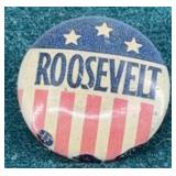 1940 FD Roosevelt campaign button