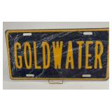 GOLDWATER political Campaign Plate