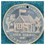 1840 William Henry Harrison Campaign Token