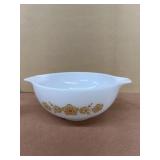 Pyrex butterfly gold bowl