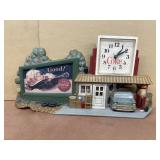 Coca-Cola garage clock