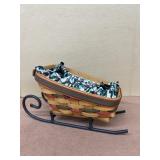 1999 longaberger sleigh basket