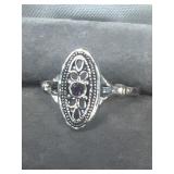 Purple stone ring, size 7AVON