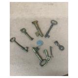 Brass keys