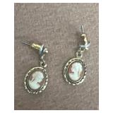 Cameo earrings