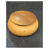 Handmade wooden ring box