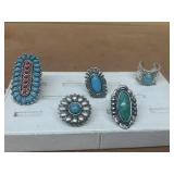 Turquoise rings