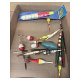 Early wooden fishing, BOBBERS