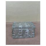 Glass  jewelry box
