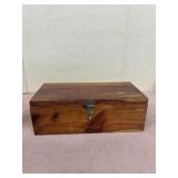Cedar jewelry box