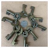 (10) Brass keys