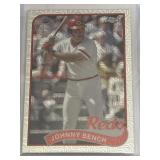 JOHNNY BENCH TOPPS chrome refractor card