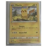 Pokï¿½mon Pikachu holo trading card