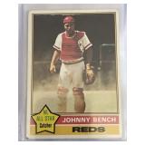 1976 JOHNNY BENCH topps baseball card