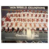 1976 Cincinnati Reds world champions team poster