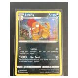 Pokï¿½mon SCRAFTY holo trading card