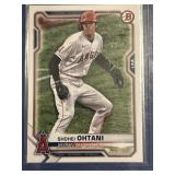Shohei Ohtani, Bowman, baseball card, Los A