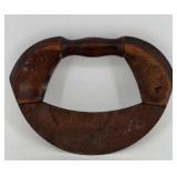 Primitive Wood Handled Food Chopper