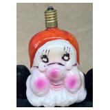 Santa Claus vintage lightbulb