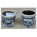 Miniatures stoneware crocks